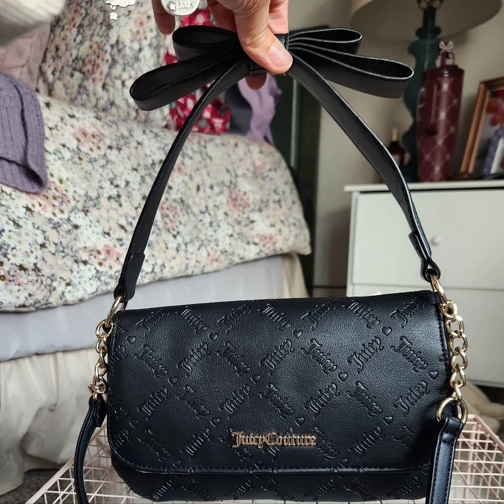 Juicy Couture Black Crossbody Bag - Picture 3 of 7